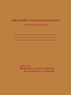 cover image of Memory Consolidation